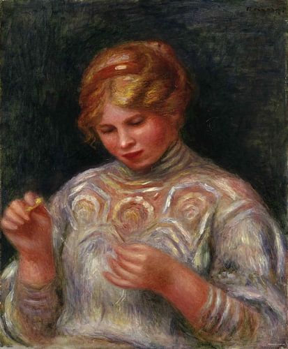 august renoir, Babbelende meid - 1906