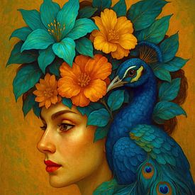 Peacock Chic, n'essayez pas cela chez vous sur Moonheart Artworks