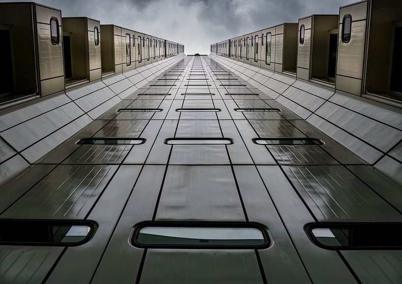 The facade of the Erasmus hospital by Fred Louwen