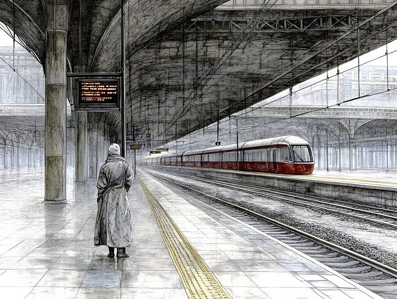 Two on the siding by Heike Hultsch