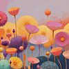 Dream Blossom Landscape in Spring - Pop Surrealism Painting by FRESH Fine Art