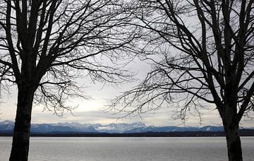 het meer van Starnberg van Thomas Jäger
