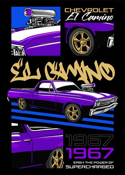 Chevrolet El Camino Muscle Car van Adam Khabibi