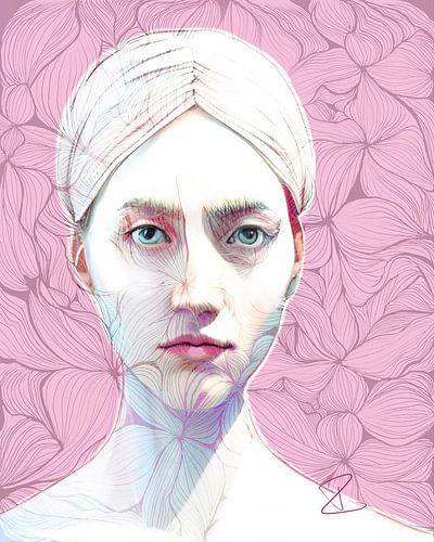 Woman with Zen Doodles