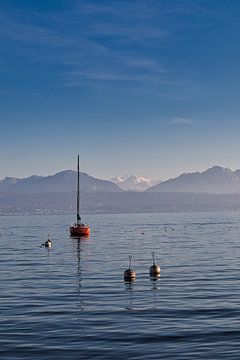 Boot en Mont Blanc van Raphael Kipfer