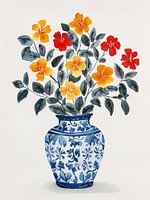 Blue vase