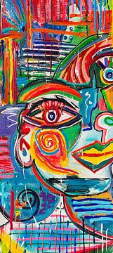 Uitsnede Bust off woman van Pablo Picasso van Danielle Ducheine