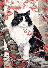 Japanese Painting by Cross