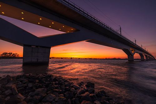 Moerdijk bridge Sunset