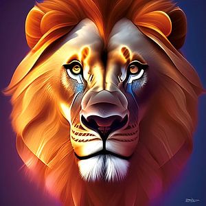 lion sur Gelissen Artworks