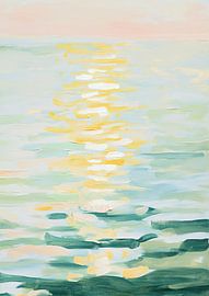 Zee Pastel Oceaan Natuur van Niklas Maximilian