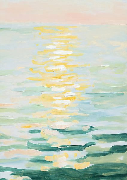 Sea Pastel Ocean Nature by Niklas Maximilian