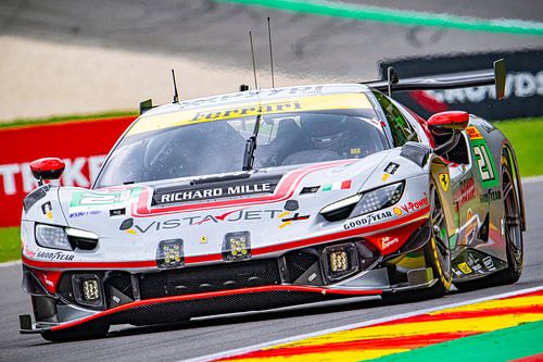 La Ferrari 296 GT3 de course à Spa-Francorchamps