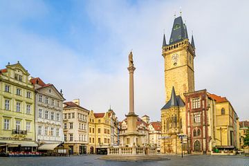 Oude Stadsplein in Praag van Melanie Viola