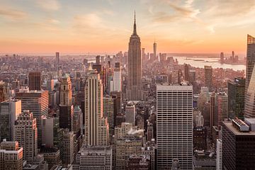 New York City Skyline van Marien Bergsma