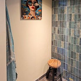 Klantfoto: My fish pond van Mirjam Duizendstra, op HD Metal