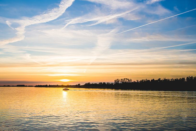 Sunset over the Amer by Thomas van der Willik