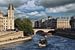 Rondvaartboten op de Seine in Parijs van Jan Kranendonk