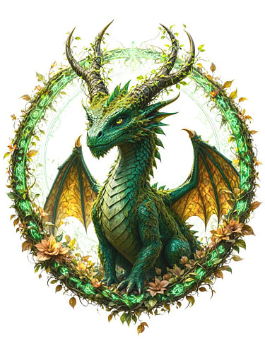 Groene drakenkrans