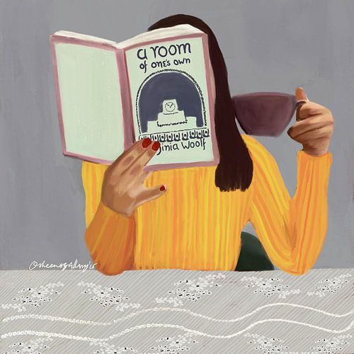 Bücher und Kaffeepause