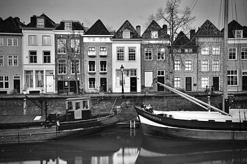 Der breite Hafen von Den Bosch von Den Bosch aan de Muur