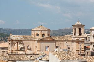 Barockkirche San Domenico,, Noto, UNESO Weltkulturerbe, Vale di Noto, Provinz Syrakus, Sizilien, Ita