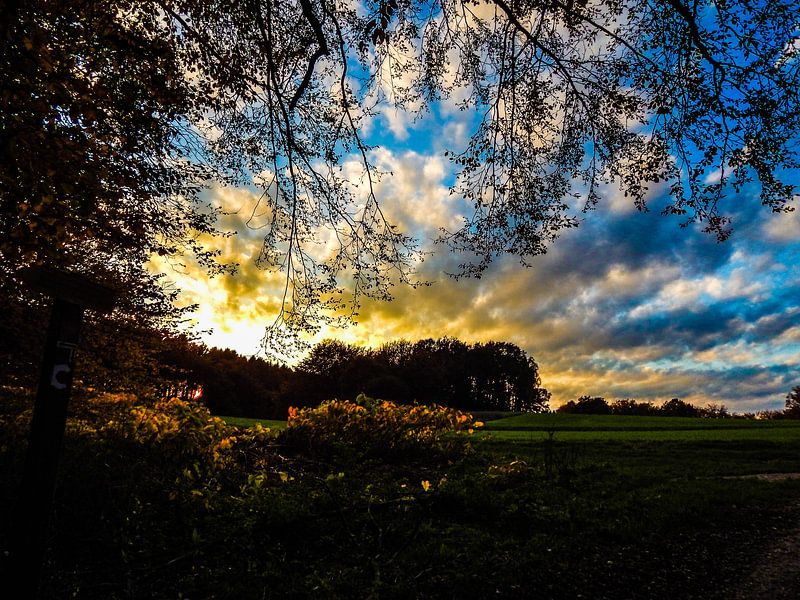 Sonnenuntergang im Teutoburger Wald par Treat of Freedom