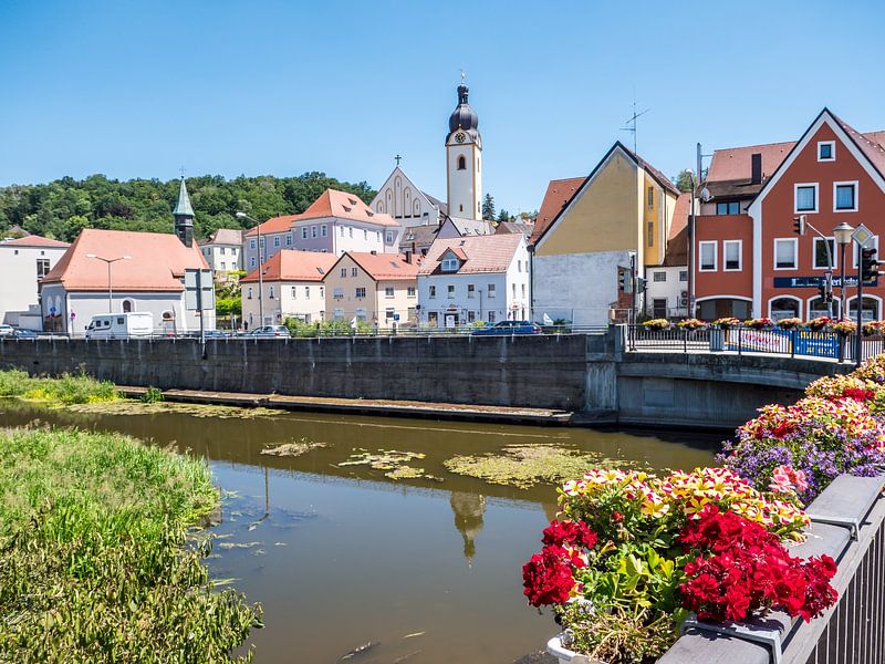 Blick auf die Stadt Schwandorf in Bayern von Animaflora PicsStock