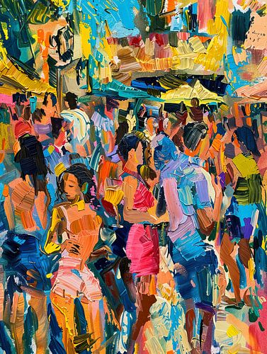 Sommer Sonne Meer | Kunst von Kunst Laune