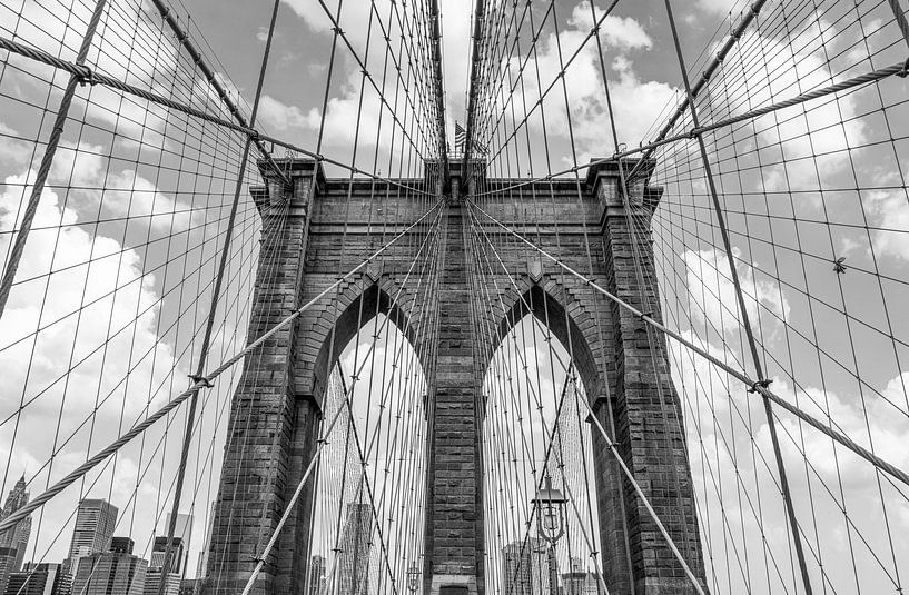 Brooklyn Bridge van Ivo de Rooij