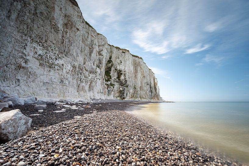 Chalk cliffs at Ault France by Menno Schaefer