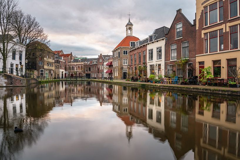 City of Schiedam with the baggage carrier house as centrepiece by Jolanda Aalbers