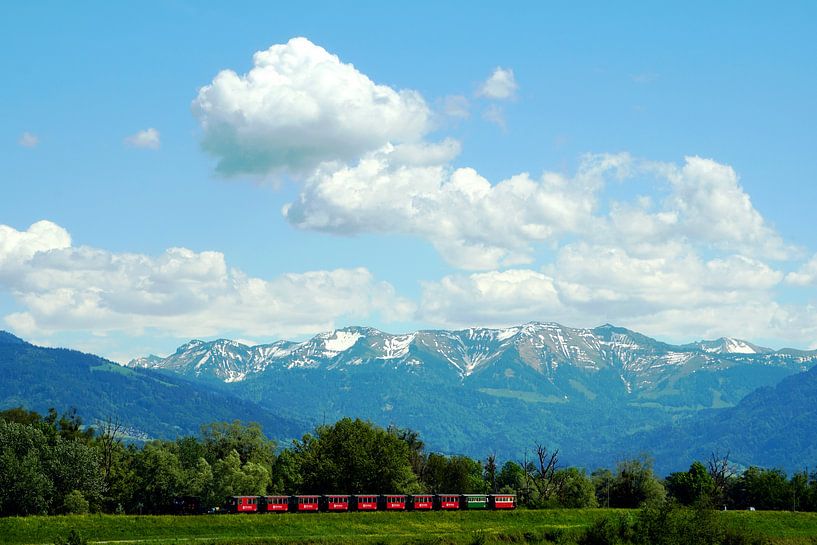 Bergpanoroma Vorarlberg von Toni Stauche