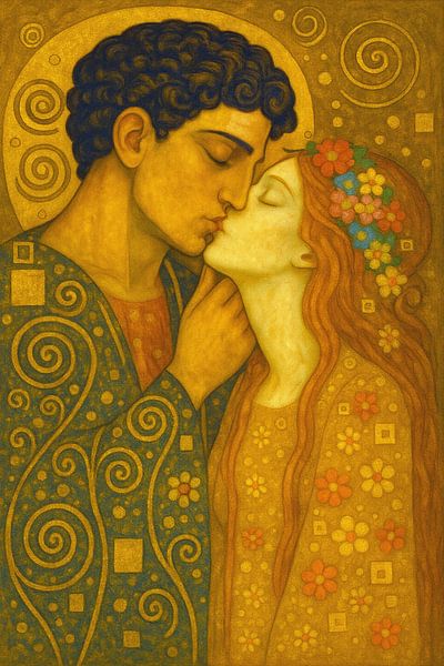 Le baiser d'or par Moonheart Artworks
