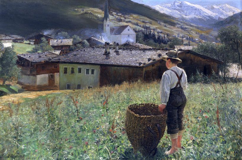 Brixlegg in Zillertal, Tyrol, ALEXANDER KOESTER, circa 1889-1890 by Atelier Liesjes