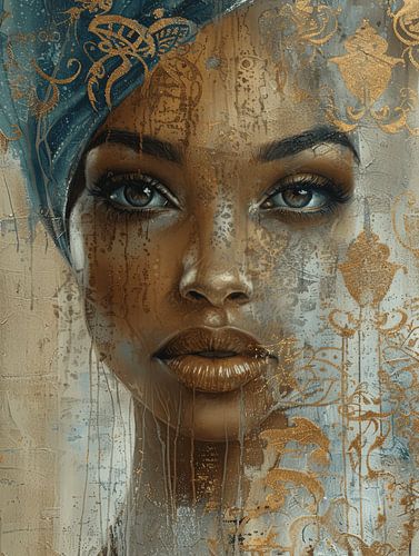 Modern abstract en chic portret