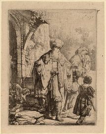 Rembrandt van Rijn  Abraham Casting Out Hagar and Ishmael