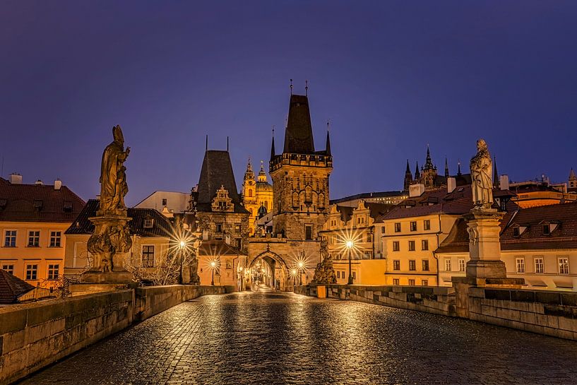 Karlsbrücke in Prag von Bea Budai