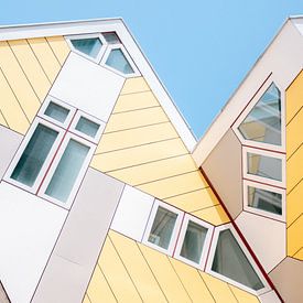 Cube houses of Rotterdam in color by Sanne Dost