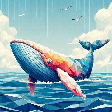 Een walvis van Kay Weber