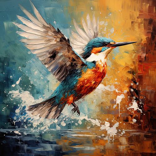 Eisvogel in der Natur