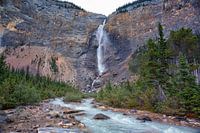 Waterfall in Yoho National Park