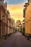Een blik op de Oldehove, Leeuwarden