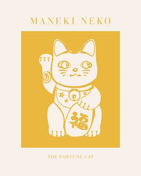 Maneki-Neko Yellow Cat by KsanaKalpa