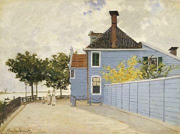 Het blauwe huis, Zaandam, Claude Monet
