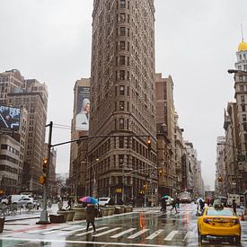 Flatiron Regenachtige Dag van Bethany Young Photography