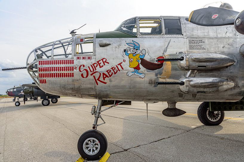 North American B-25J Mitchell Super Rabbit. by Jaap van den Berg