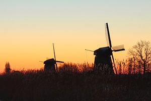 Zonsopkomst bij de Molens van Mireille Breen