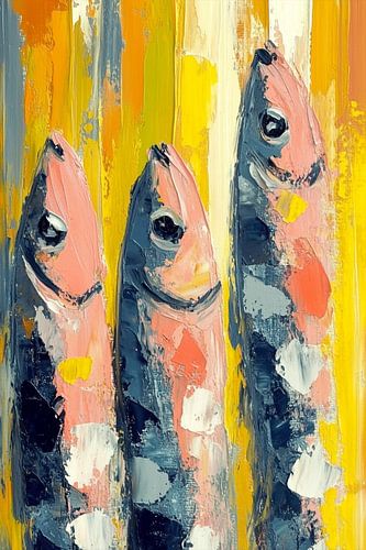 Drie haringen