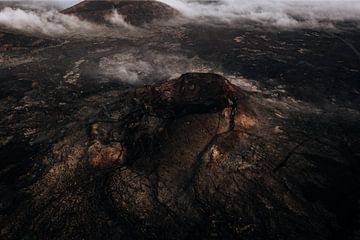 Volcano on the island of Lanzarote in Spain